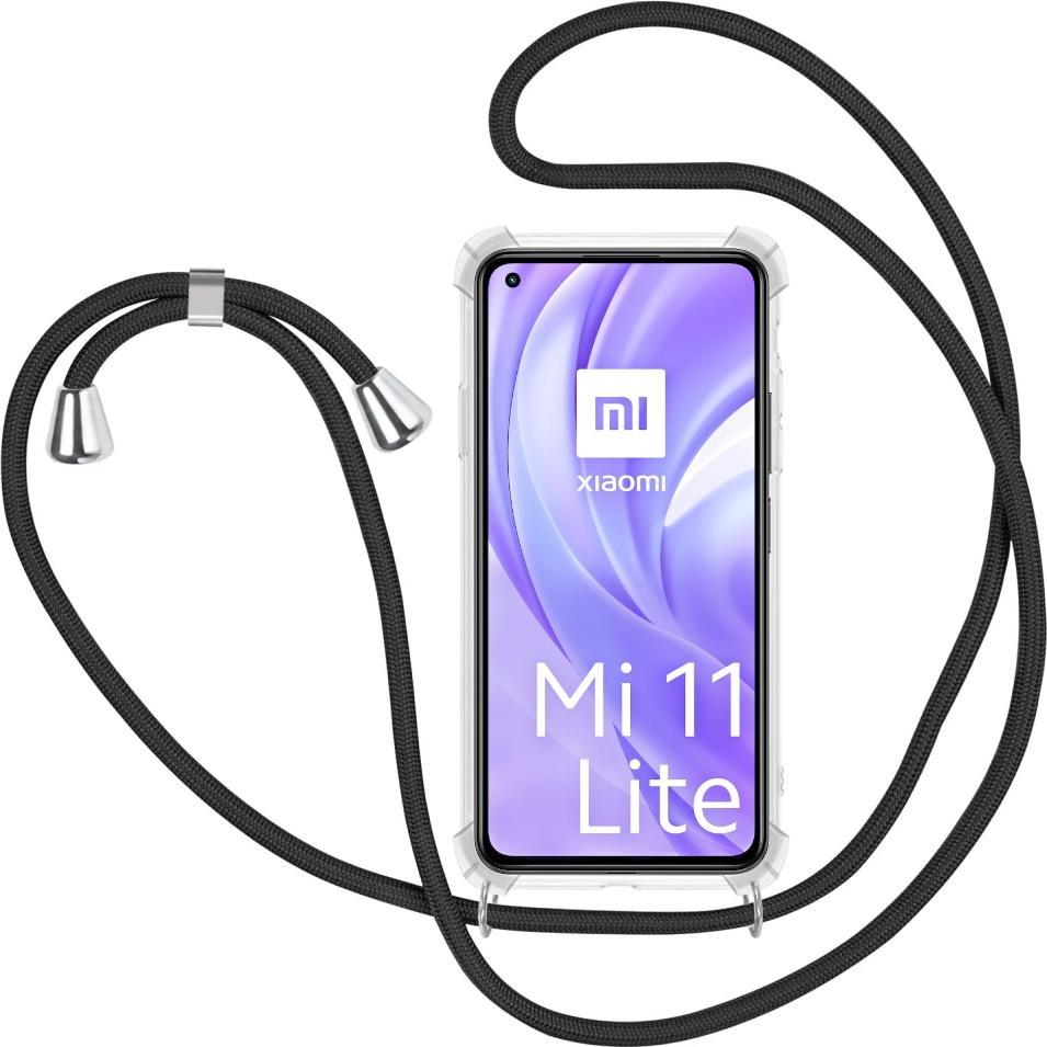 Screenguard Xiaomi Mi 11 Lite Loopster Necklace Hülle, Handykette, Transparent