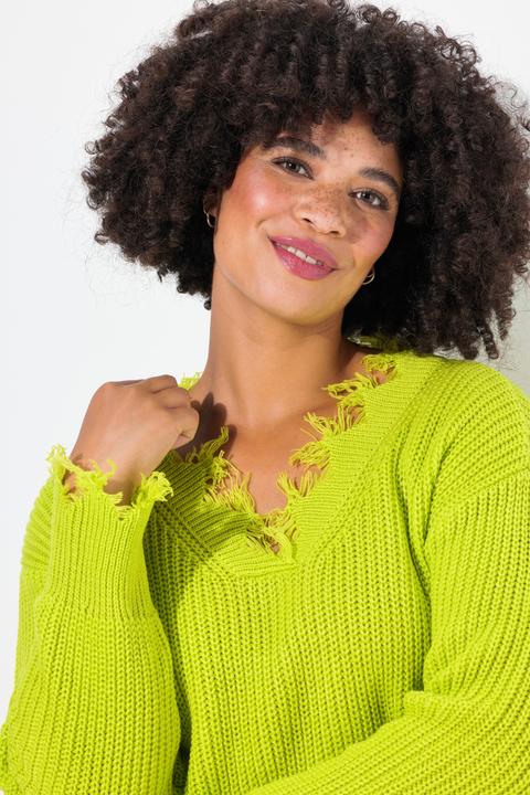 Actual product image Angel of Style Overzized sweater with fringes and long sleeves (54)