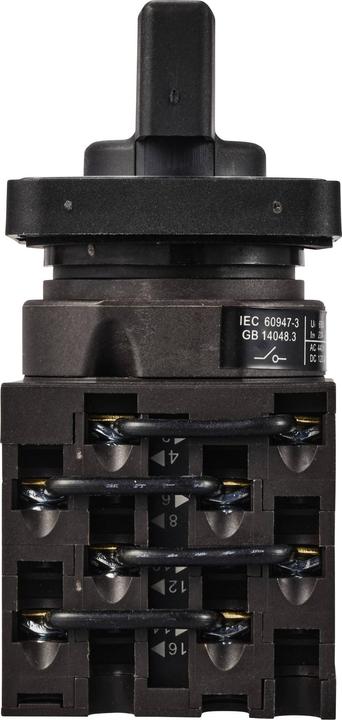 Actual product image Tru Components TC-LW40-20 D404/4A48I Nockenschalter 20 A 690 V 2 x 45 ° Schwarz