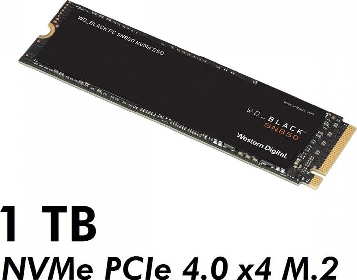 Image du produit WD Black SN850 (1000 Go, M.2 2280)