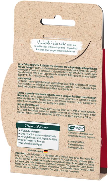 Immagine prodotto Kneipp Colore cura delle labbra rosso (Trattamento labbra colorato)