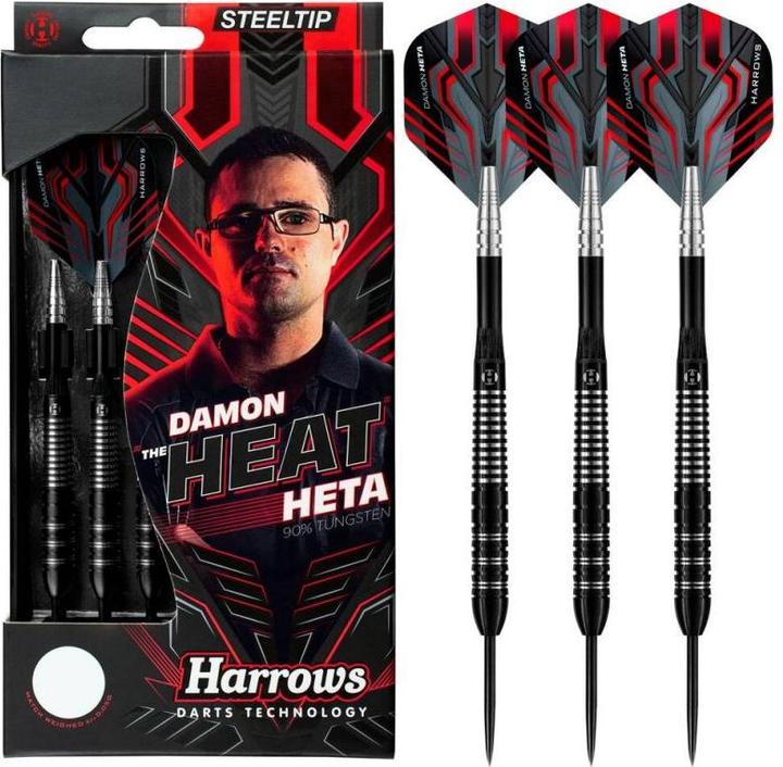 Image du produit Harrows Damon Heta 90% Steeltip Darts (21 g)