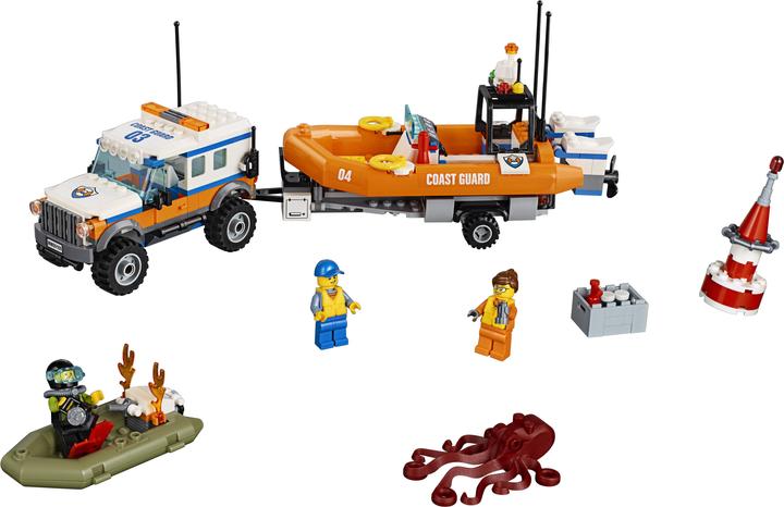 Image du produit LEGO Véhicule tout-terrain avec canot de sauvetage (60165, LEGO City)