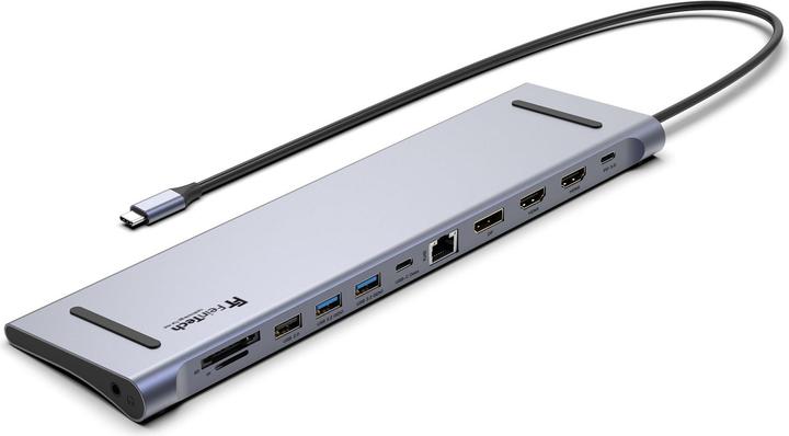 Immagine prodotto FeinTech CX301 USB-C Docking Station | 12 in 1 | Triple Display (USB-C, 3 Porti)