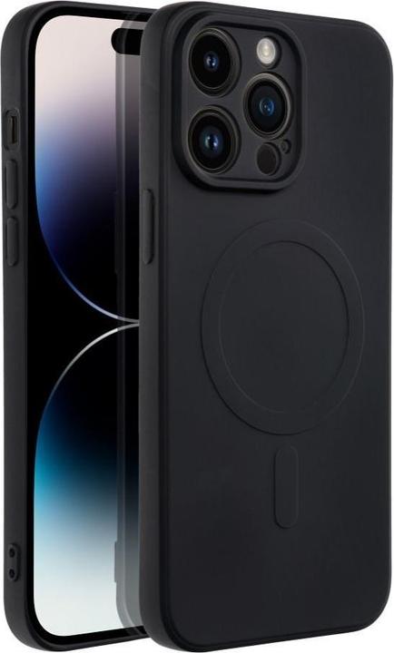 Produktbild OEM Back panel cover SILICONE MAG COVER case compatible with MagSafe for IPHONE 14 Pro Max black (Apple iPhone 14 Pro Max)