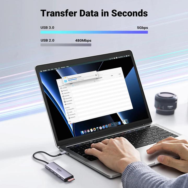 Actual product image Ugreen CM511 (USB-C, 6 ports)