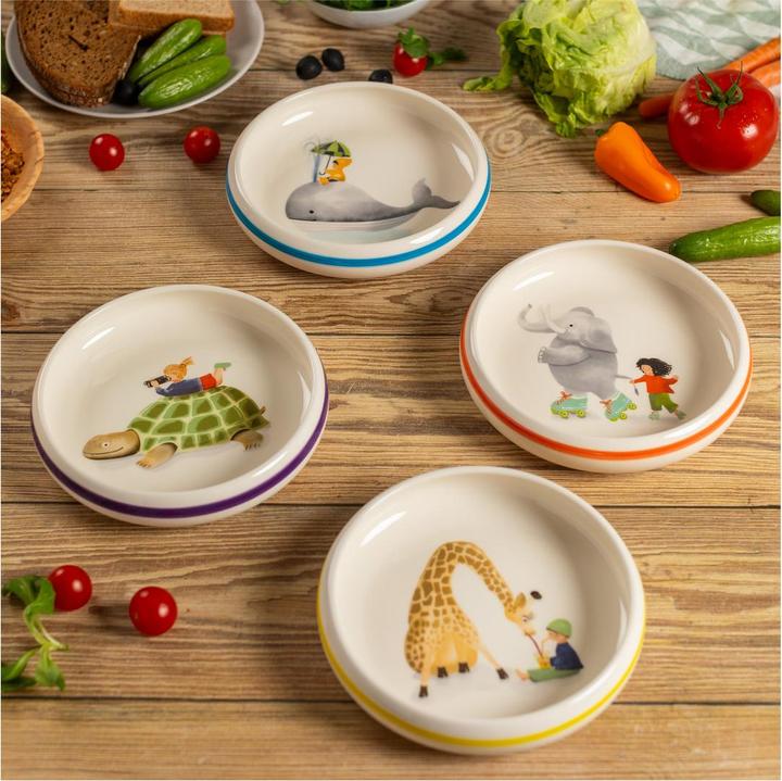 Actual product image Kuhn Rikon Children's plate Turtle with child Ø 18 cm