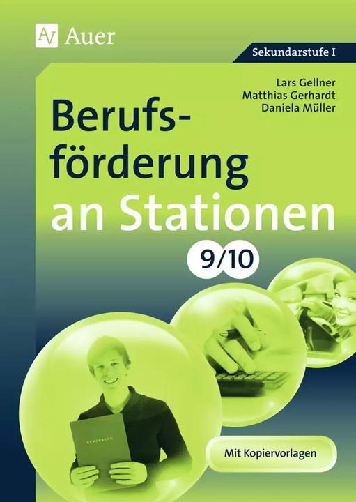 Produktbild Berufsförderung an Stationen 9-10 (Deutsch, Daniela Müller, Lars Gellner, Matthias Gerhardt, 2024)