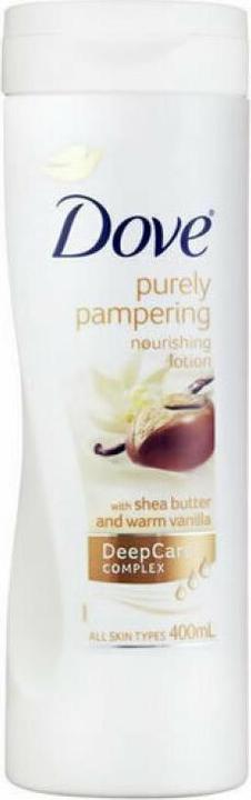 Actual product image Dove nourishing Body Care Pampering butter tree oil body lotion 400ml (Body lotion, 400 ml)