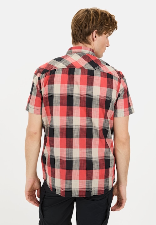 Produktbild Camel Active Kariertes Kurzarmhemd aus reiner Baumwolle (5XL)