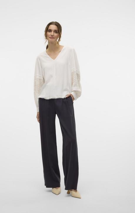 Actual product image Vero Moda VMCARMEN Hohe Taille Hose Hose mit weitem Beinschnitt (32)