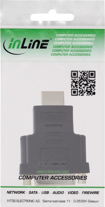 Actual product image InLine HDMI zu (DVI, 5.80 cm)