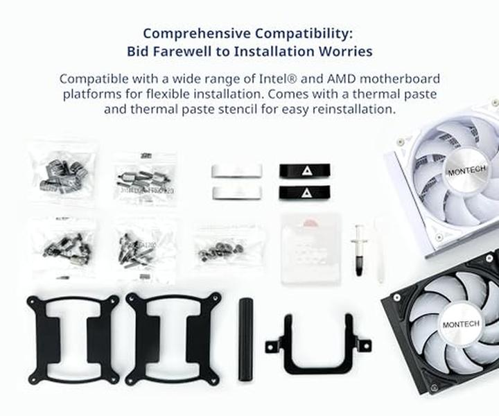 Produktbild Montech Hyper Flow ARGB 240 AIO, White