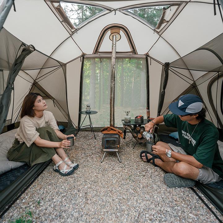 Actual product image Naturehike Shandi tent for two bedrooms cnk2300zp030-grey (Dome tent, 2 persons)