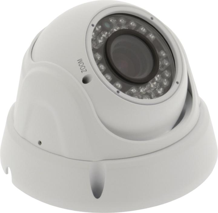 Produktbild König Chain KÃ¶nig SAS-CAM3210 Dome Surveillance Camera with Zoom Lens, White
