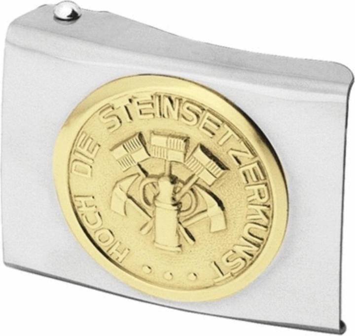 Actual product image FHB Belt buckle silver