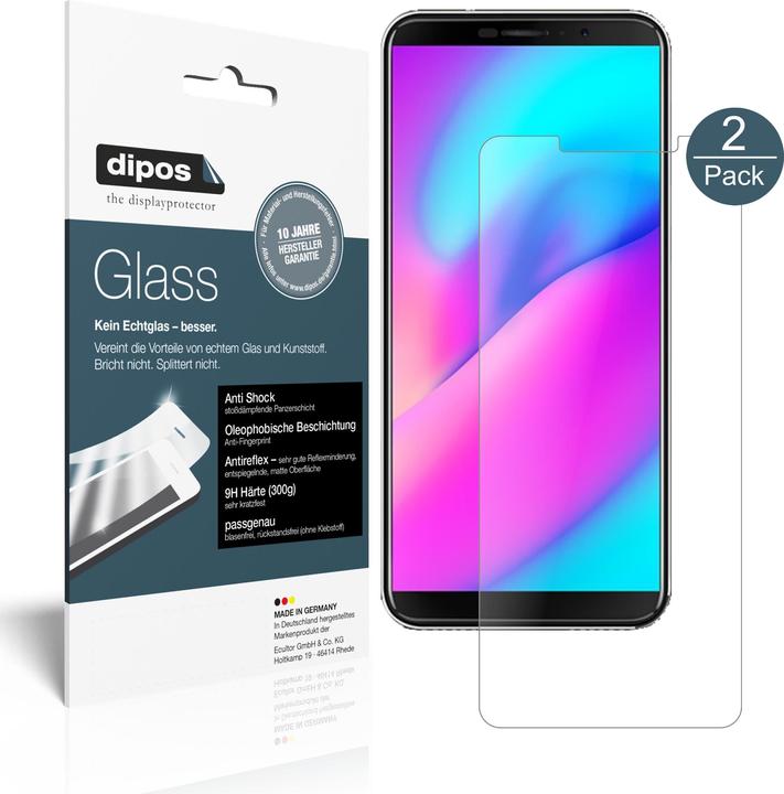 Produktbild Dipos Displayschutz Anti-Shock (2 Stück, Cubot J3)