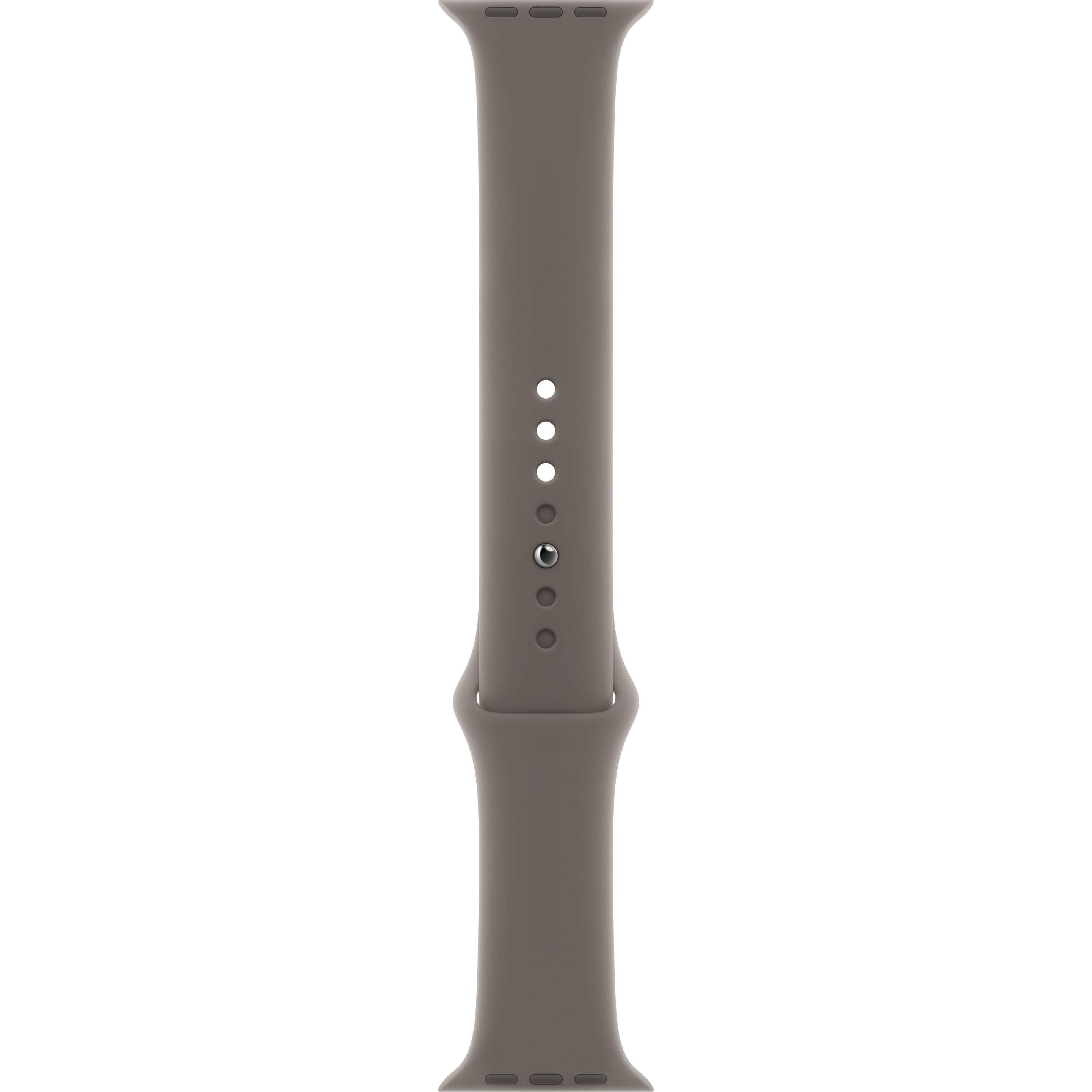 Apple Sportarmband (41 mm, Fluorelastomer, Apple Watch Series 9), Uhrenarmband, Braun