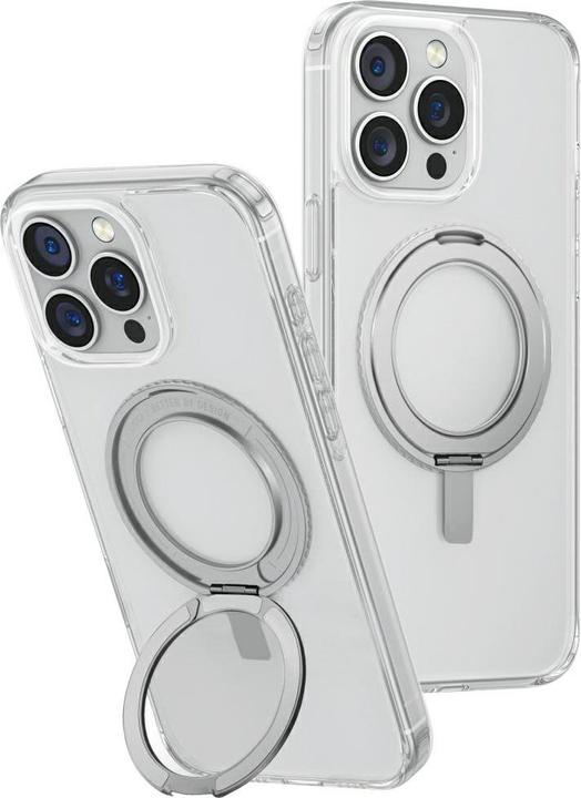 Immagine prodotto Uniq Swivix 360 Rotating Kickstand Case for iPhone 16 Pro Max - Clear (Apple iPhone 16 Pro Max)