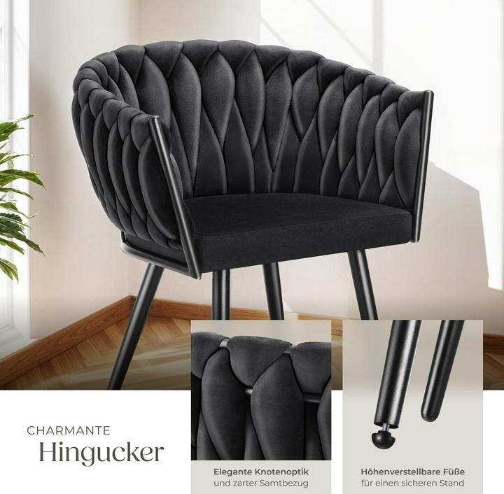 Image du produit tectake Esszimmerstuhl Astano 6er Set