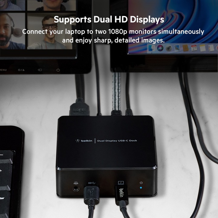 Image du produit Belkin INC002vfBK (USB-C, 8 Ports)