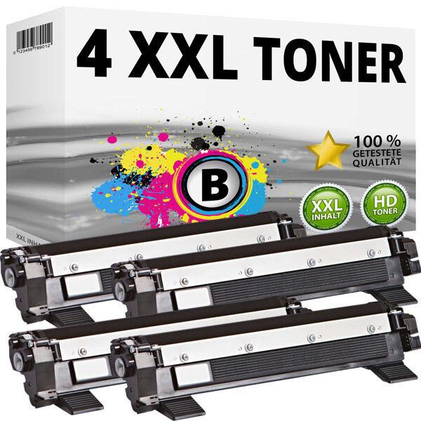 Druckfuxx 4x XXL TONER kompatibel BROTHER HL1112A HL1210W HL1212W MFC1810 MFC1910 TN1050