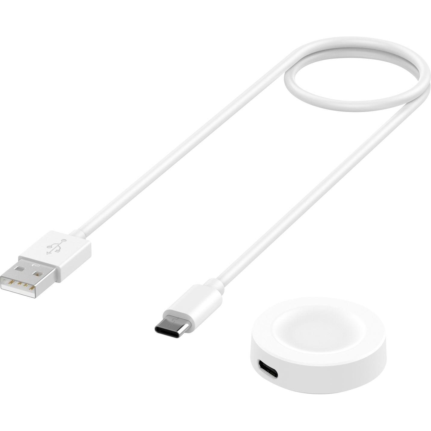 Thumbnail - Avizar Kabelloses Ladegerät + USB-C / USB-Kabel, Smartwatch Zubehör, Weiss