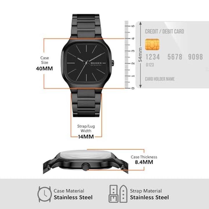 Image du produit Skagen Herrenuhr MELLEM (Montre analogique, 40 mm)