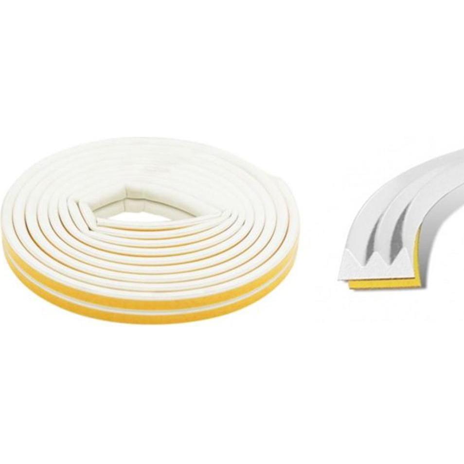 GEKO, Nastro adesivo, Rubber drawing stripping white e-type 9 mm x 6 m (9 mm)