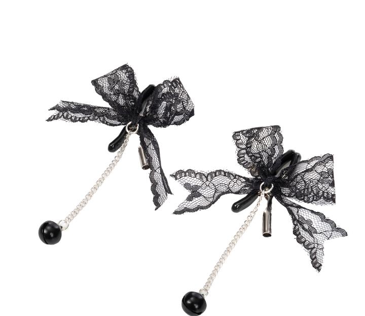 Immagine prodotto Rimba Nippelklemmen mit Spitze – Schwarz