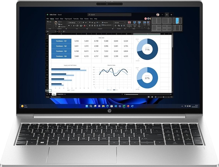 Produktbild HP ProBook 450 G10 (15.60", Intel Core i5-1334U, 16 GB, 256 GB, DE)