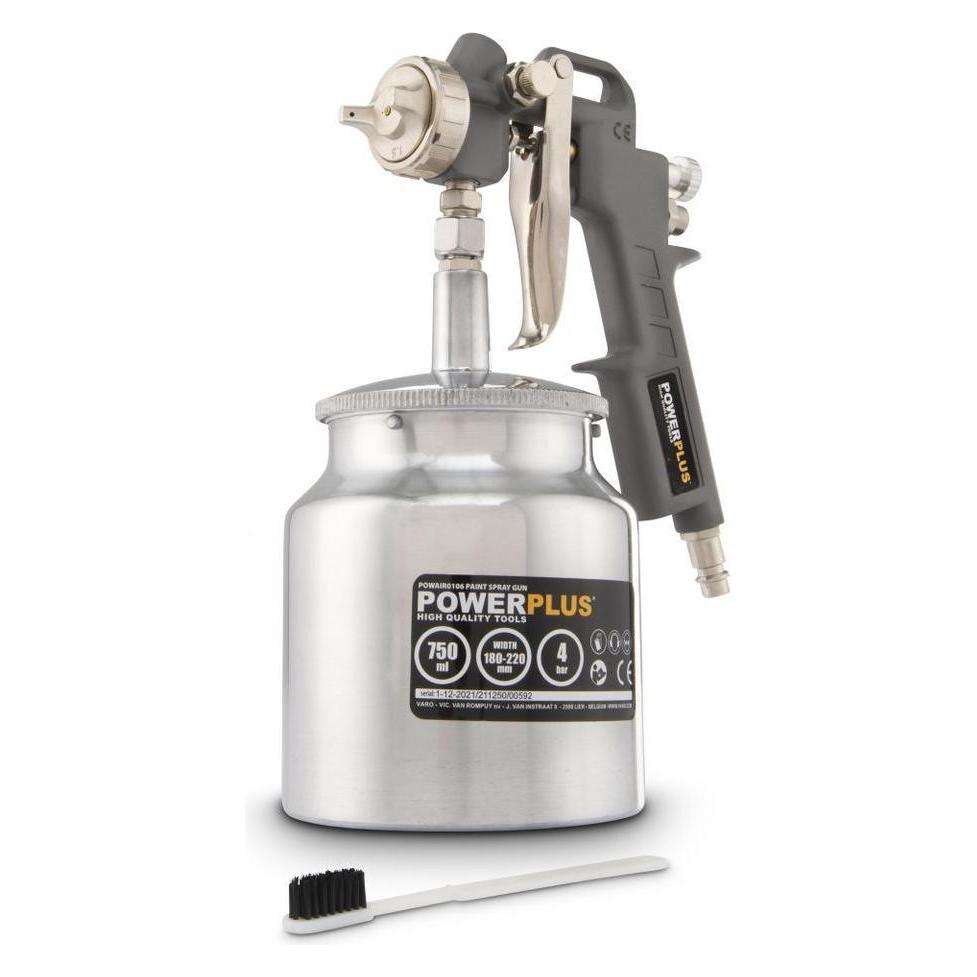Powerplus, Persluchthulpstuk, Verfspuitpistool <226L/min 750ml