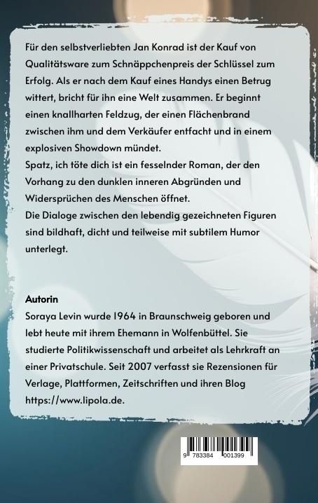 Produktbild Spatz, Ich TÖte Dich (Deutsch, Soraya Levin, 2024)