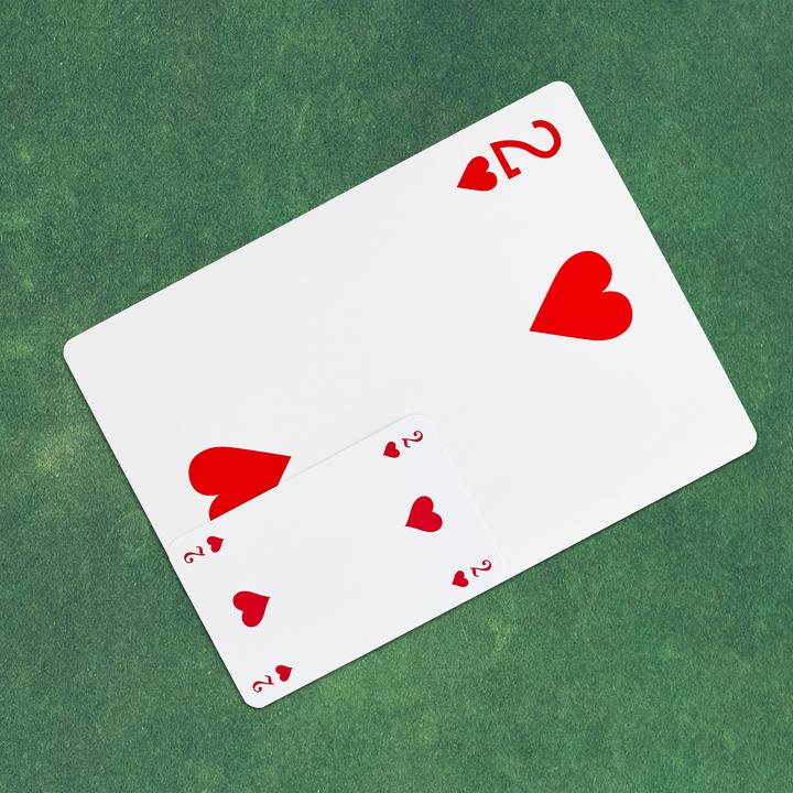 Image du produit Relaxdays 2x jeu de cartes Jumbo