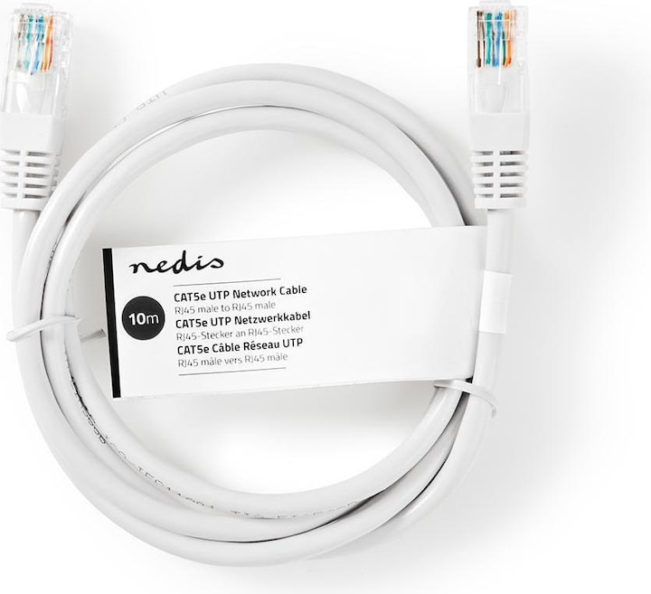 Produktbild Nedis CCGT85100WT100 (U/FTP, CAT5e, 10 m)