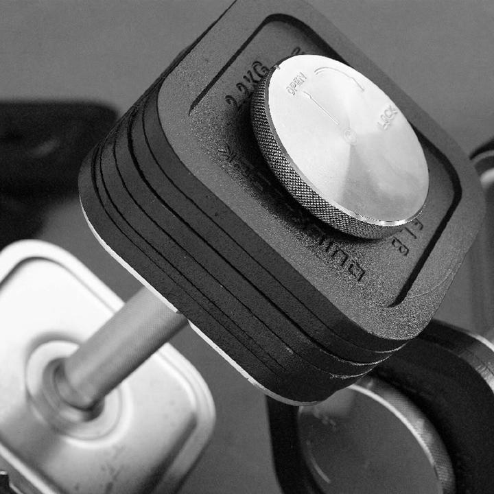 Actual product image Ironmaster Quick-Lock Dumbbell Handle Set Adjustable 68 kg