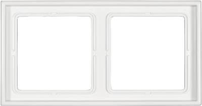 JUNG Cadre double LS 990 blanc alpin LS 982 WW