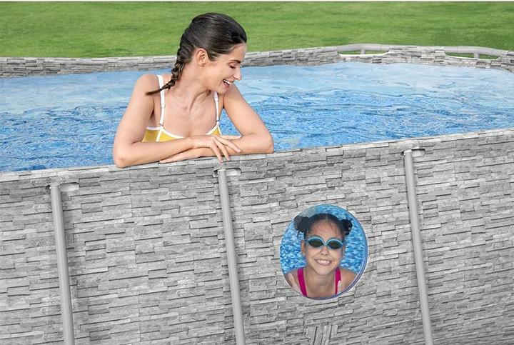 Produktbild Bestway Steel Pro MAX Splashview Frame P ool Komplett-Set mit Filterpumpe 427x250 (427 x 250 x 100 cm)