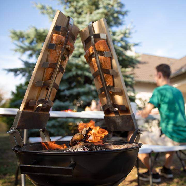 Produktbild Relaxdays Flammlachsbretter