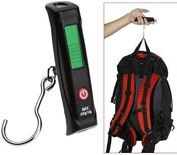 Immagine prodotto Alpine Professional Digitalwaage Kofferwaage mit Haken max. 50kg (Bagagliaio)