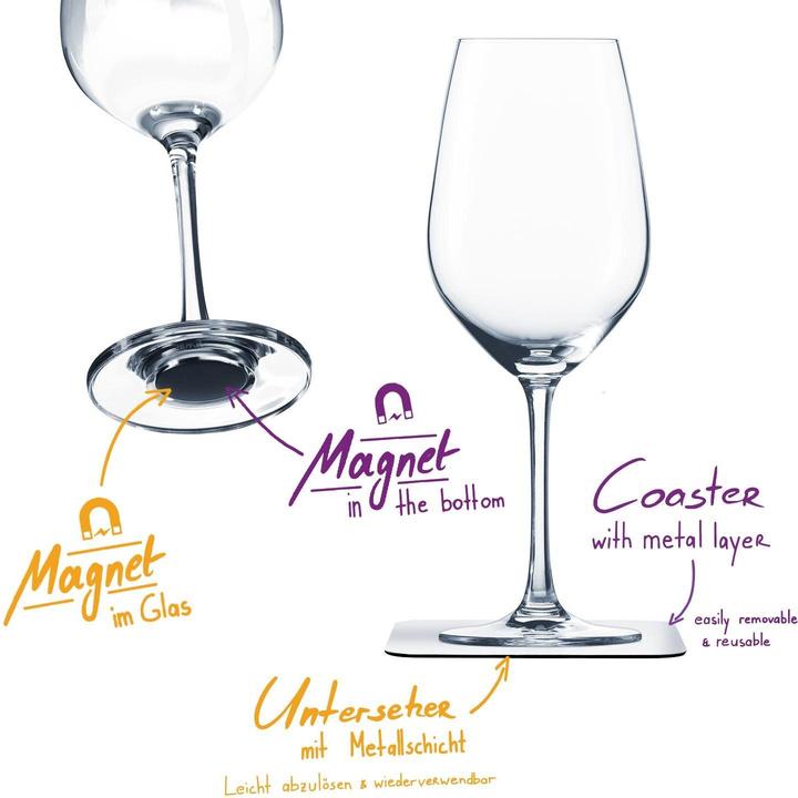 Actual product image Silwy Outdoor wine glass crystal glasses set of 2 (0.03 cl, 2 Glasses, Wine glasses set)