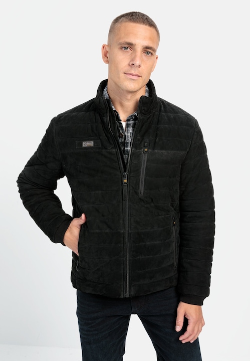 Produktbild Camel Active Leder Steppjacke mit Stehkragen (60)