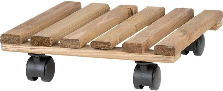 Produktbild Esschert Design Rolleruntersetzer Quadratisch L Braun