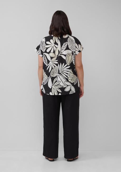 Image du produit S.Oliver Bluse Strukturierte Bluse mit Raff-Details (50)