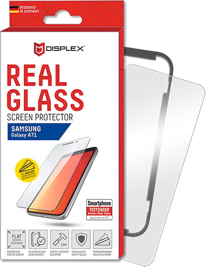 Produktbild Displex Real Glass, 2D Panzerglas (1 Stück, Samsung Galaxy A71)