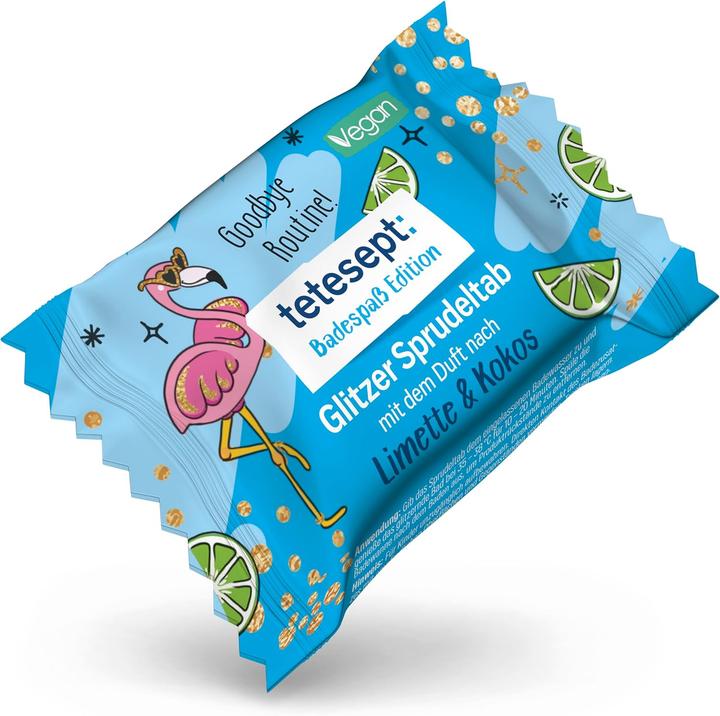 Actual product image Tetesept Glitzer Sprudeltabs (Bath salts)