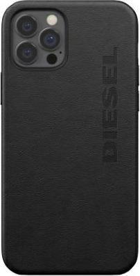 Image du produit Diesel Moulded Case Premium Leather Wrap iPhone 12 Pro Max czarny/black 42517 (Apple iPhone 12 Pro Max)