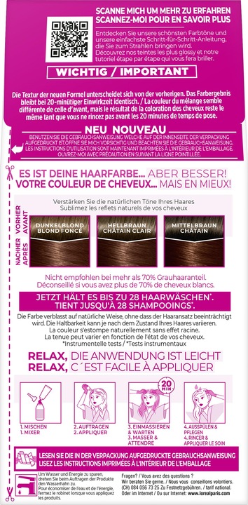 Immagine prodotto L'Oréal Paris Crema Gloss per la colata (535 Chocolat)