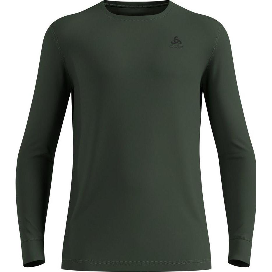 Odlo, Uomini, Maglia funzionale, Natural Merino 260 Base Layer Langarmshirt (XL), Nero, XL