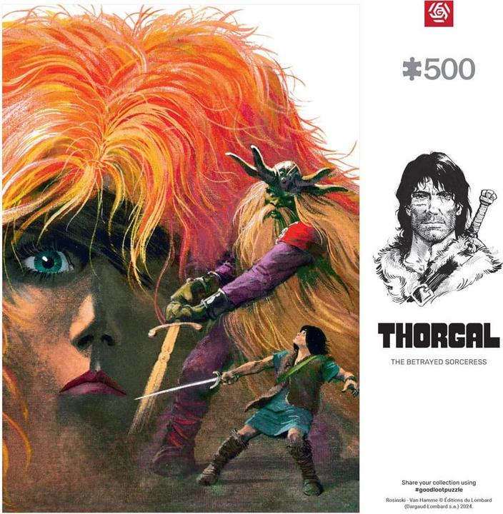 Actual product image Good Loot Thorgal Comic Puzzle The Betrayed Sorceress / Zdradzona Czarodziejka (1000 pieces) (500 pieces)